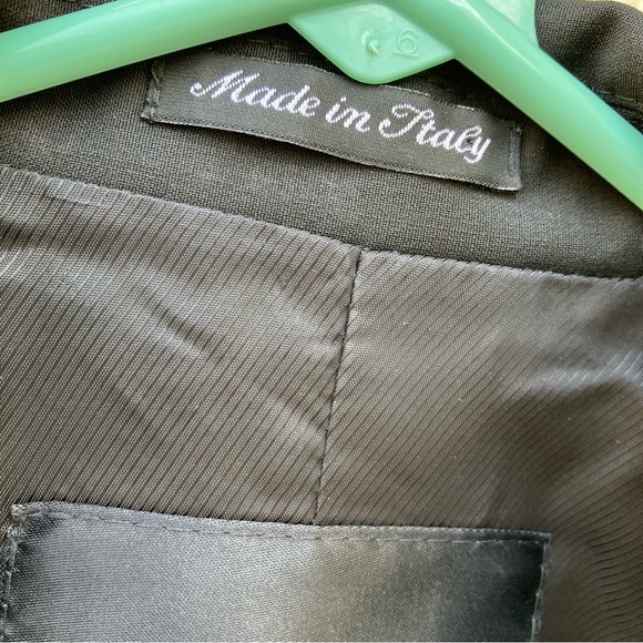 Philip Plein Couture Made in Italy crop sleeve black blazer size small - Picture 6 of 16